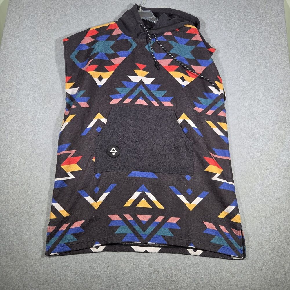 Nomadix Adult Changing Poncho Surf Towel Hooded Robe Aztec Southwest Multi Print